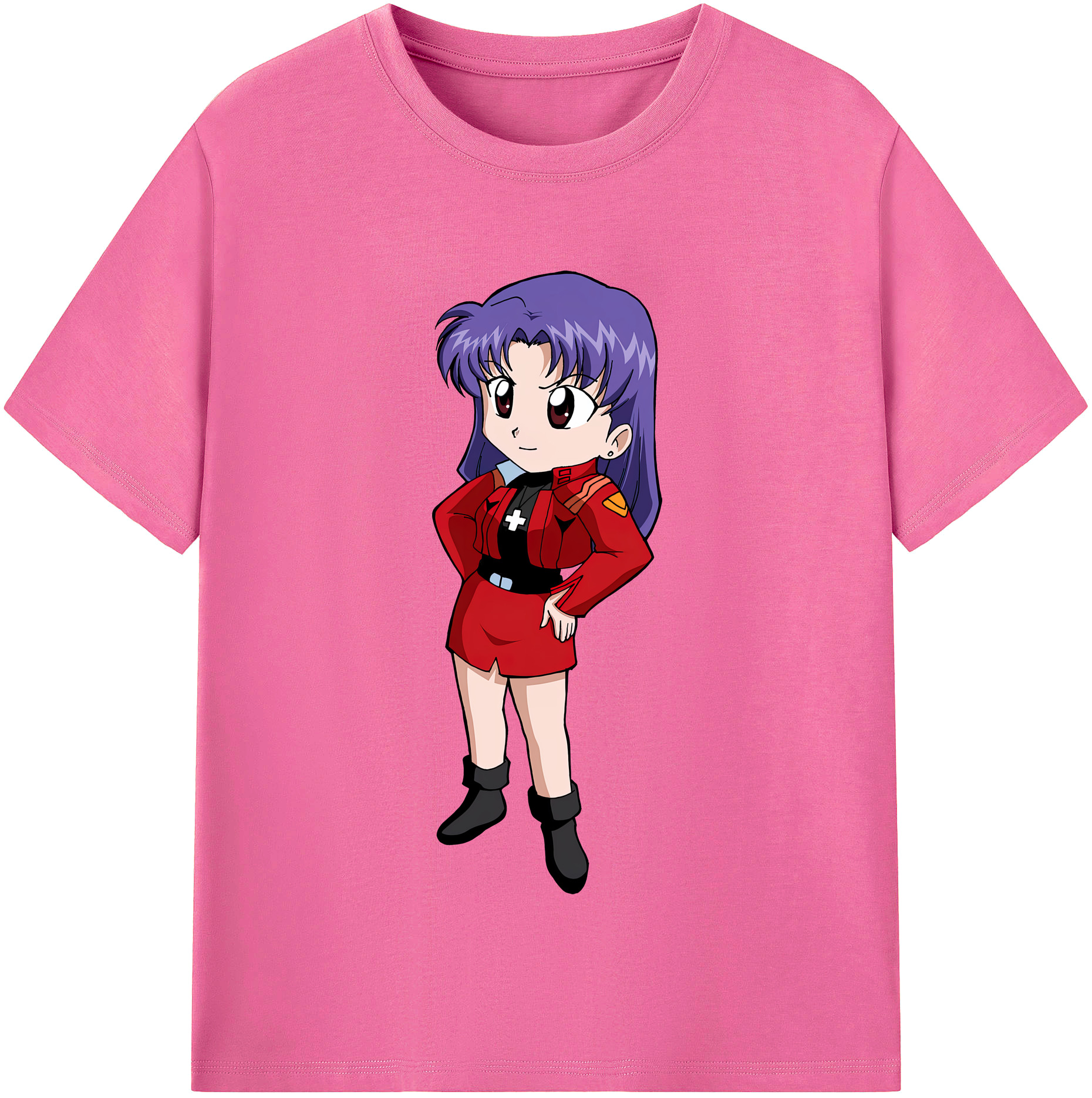（画像用） EVA 新世紀エヴァンゲリオン レディースカジュアルプリントTシャツ（綿100％）